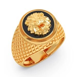 18ct ring,gents ring, lion ring